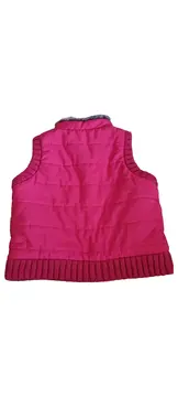 Vorschaubild 2 von Steppweste Kinder Gr. 92 Rot Norwegermuster Casual Mädchen