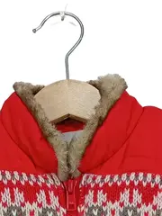 Vorschaubild 6 von Steppweste Kinder Gr. 92 Rot Norwegermuster Casual Mädchen