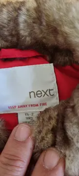 Vorschaubild 7 von Steppweste Kinder Gr. 92 Rot Norwegermuster Casual Mädchen