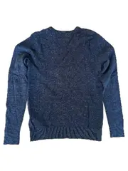 Vorschaubild 3 von Denim Pullover Herren Gr. S V-Ausschnitt Grau Meliert