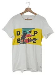 Vorschaubild 1 von T-Shirt Herren L Weiß Casual Deep Blue Surfer Print