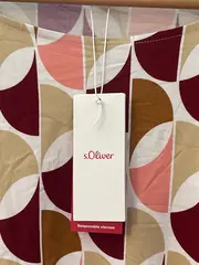 Vorschaubild 5 von Damen Pullover Langarm geometrisches Muster Mehrfarbig Gr. 36/S