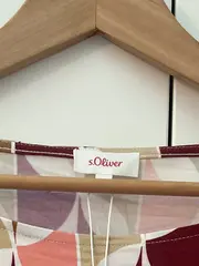 Vorschaubild 4 von Damen Pullover Langarm geometrisches Muster Mehrfarbig Gr. 36/S