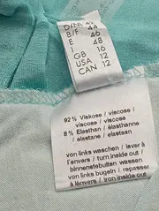 Vorschaubild 3 von Damen Strickjacke Gr. 42/XL Blau Viskose Elegant Klassisch