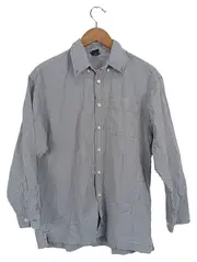 Vorschaubild 1 von Herren Business Hemd kariert Blau 54 Langarm Baumwolle