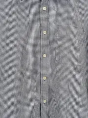 Vorschaubild 2 von Herren Business Hemd kariert Blau 54 Langarm Baumwolle