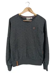 Vorschaubild 1 von Damen Sweatshirt Gr. 34/XS Grau Anker Muster Casual Langarm Pullover