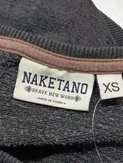 Vorschaubild 3 von Damen Sweatshirt Gr. 34/XS Grau Anker Muster Casual Langarm Pullover