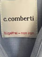 Vorschaubild 4 von Business Hemd Herren Blau XL Langarm Baumwolle Bügelfrei