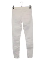 Vorschaubild 2 von Damen Stoffhose Gr. 32/XXS Weiß Casual Elegant Stretch