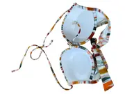 Vorschaubild 2 von Bikini Oberteil Damen Gr. 36/S / CupA Mehrfarbig Modern Abstrakt