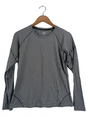 Vorschaubild 1 von Damen Langarmshirt Gr. 38;M Grau Sportlich Funktionsshirt