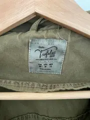Vorschaubild 5 von Damen Leichte Jacke Khaki Militärstil Gr. 38/M Baumwolle Casual