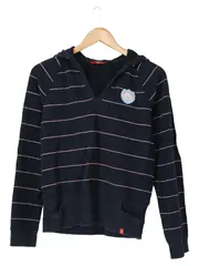 Vorschaubild 1 von EDC Herren Kapuzenpullover Hoodie XL Schwarz Gestreift Casual Streetwear