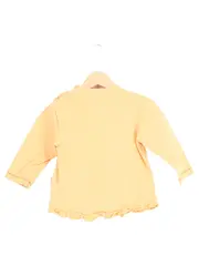 Vorschaubild 2 von Pullover Kinder Gr. 86 Orange Langarm Tiermotiv Rüschen