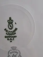 Vorschaubild 2 von Essteller Klassisch Weiß Goldrand Porzellan 20 cm