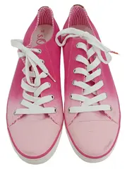 Vorschaubild 2 von Damen Sneaker Low Pink Farbverlauf Gr. 42 Canvas Turnschuhe