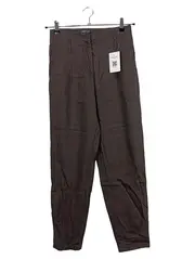 Vorschaubild 1 von Damen Anzughose Business Leinen Hose Braun Größe N1