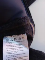 Vorschaubild 4 von Damen Stoffhose Gr. 40 Schwarz Kariert Business Casual Hose