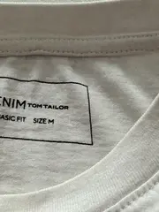 Vorschaubild 3 von Herren T-Shirt Kurzarm Schriftzug Logo Print Weiß M