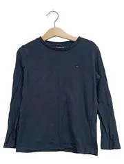 Vorschaubild 1 von Langarmshirt Kinder Blau Gr. 116 Basic Baumwolle Logo