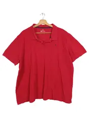 Vorschaubild 1 von Poloshirt Herren 56/3XL Rot Casual Kurzarm Baumwolle