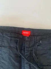 Vorschaubild 5 von Damen Shorts Schwarz Gr. 40 Leinen Casual