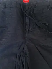 Vorschaubild 6 von Damen Shorts Schwarz Gr. 40 Leinen Casual