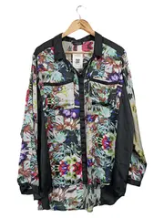 Vorschaubild 1 von Damen Hemdbluse Gr. 42;XL Modern Mehrfarbig Abstrakt