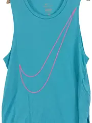 Vorschaubild 5 von Damen Tanktop Sportlich Türkis Gr. 38/M Dri-FIT Logo
