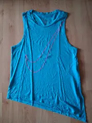 Vorschaubild 3 von Damen Tanktop Sportlich Türkis Gr. 38/M Dri-FIT Logo