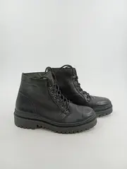 Vorschaubild 9 von Herren Schnürstiefel Leder Schwarz Gr. 43 Boots
