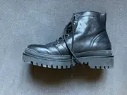 Vorschaubild 10 von Herren Schnürstiefel Leder Schwarz Gr. 43 Boots