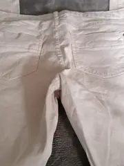 Vorschaubild 4 von EDC Stoffhose Damen Beige Gr. 40 Casual Baumwolle Reißverschluss