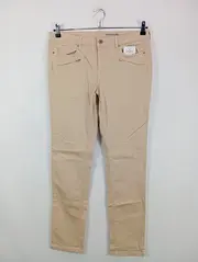 Vorschaubild 2 von EDC Stoffhose Damen Beige Gr. 40 Casual Baumwolle Reißverschluss