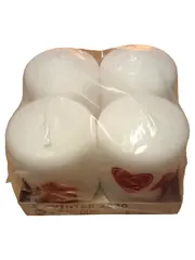 Vorschaubild 1 von Kerzen Winter 2020 4er Set Weiß Weihnachtlich Ø 5.9cm H 3.5cm