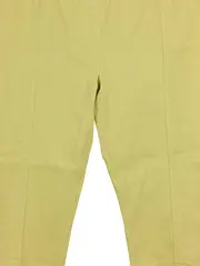 Vorschaubild 3 von Damen Stoffhose Gr. 44 Gelb Casual mit Gürtel