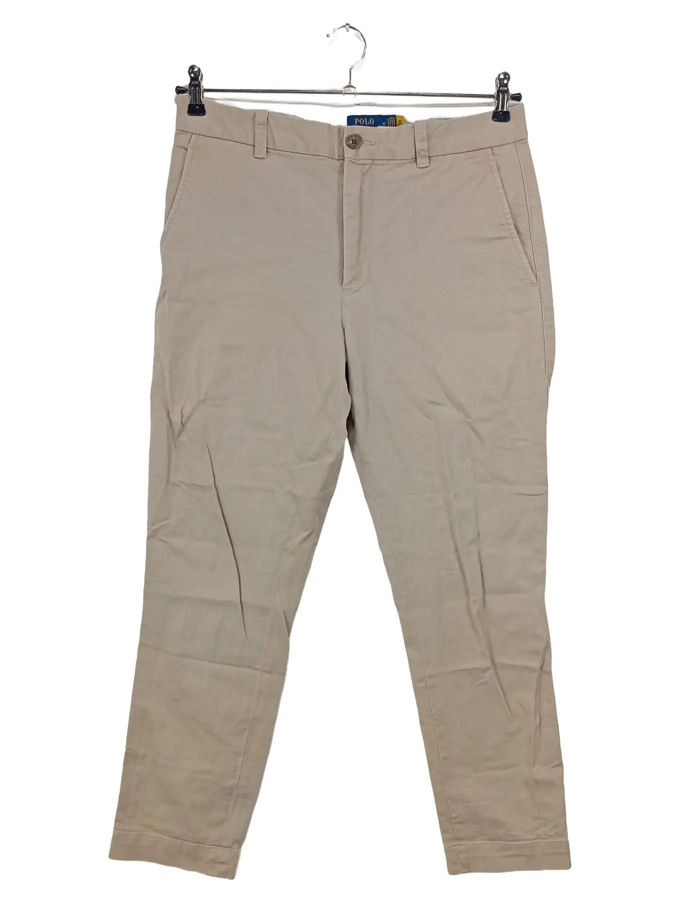 POLO RALPH LAUREN Chino Hose Herren Beige W32/48 Baumwolle Casual