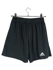 Vorschaubild 1 von Kinder Sport Shorts Gr. 152 Schwarz Uni Polyester Sporthose