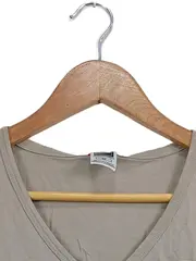 Vorschaubild 4 von Damen T-Shirt Gr. S Beige Outdoor Logo-Print