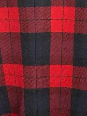 Vorschaubild 3 von Damen Wollmantel kariert Gr. 34/XS Mehrfarbig Klassisch