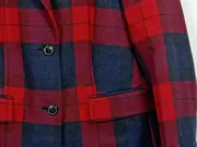 Vorschaubild 2 von Damen Wollmantel kariert Gr. 34/XS Mehrfarbig Klassisch