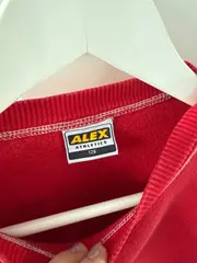 Vorschaubild 4 von Athletics Mädchen Sweatshirt Rot Gr. 128 Sterne Langarm Casual