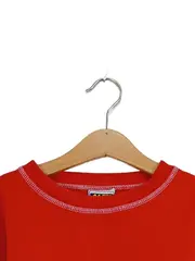 Vorschaubild 2 von Athletics Mädchen Sweatshirt Rot Gr. 128 Sterne Langarm Casual