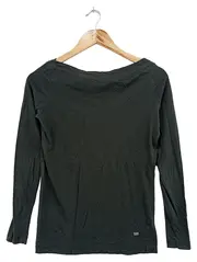 Vorschaubild 2 von Damen Langarmshirt Schwarz XS/34 Streetwear Casual
