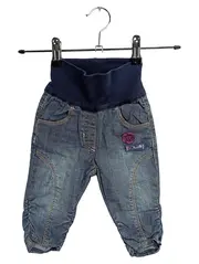 Vorschaubild 1 von Kinder Jeans Gr. 68 Blau Regular Fit Baby Hose Komfortbund Casual
