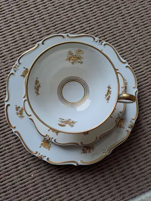 WEIMAR PORZELLAN Tasse und Unterteller