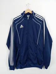 Vorschaubild 2 von Herren Trainingsjacke Blau Sportlich Gr. 42-44 Polyester