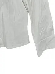 Vorschaubild 4 von Hemdbluse Langarm Damen Gr. 38 Weiß Baumwolle Casual Uni