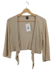 Vorschaubild 1 von Collection Damen Bolero Strickjacke Gold Metallic Gr. XS